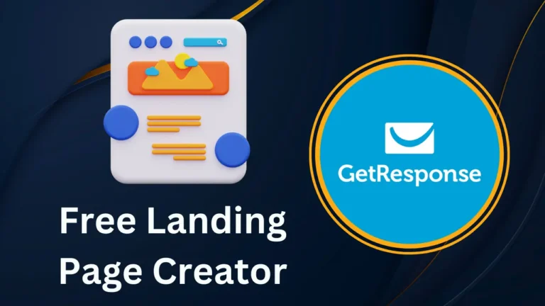 GetResponse Free Landing Page Creator