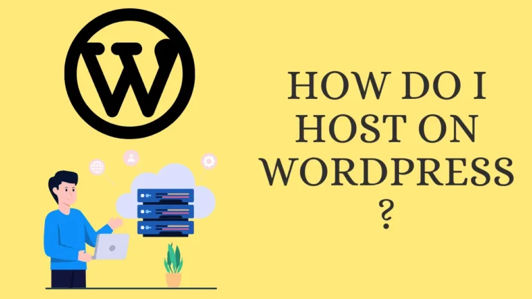 How do I host on WordPress?