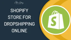 Set up shopify store for dropshipping online