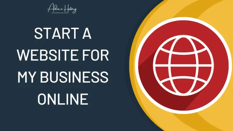 Start a website for my business online